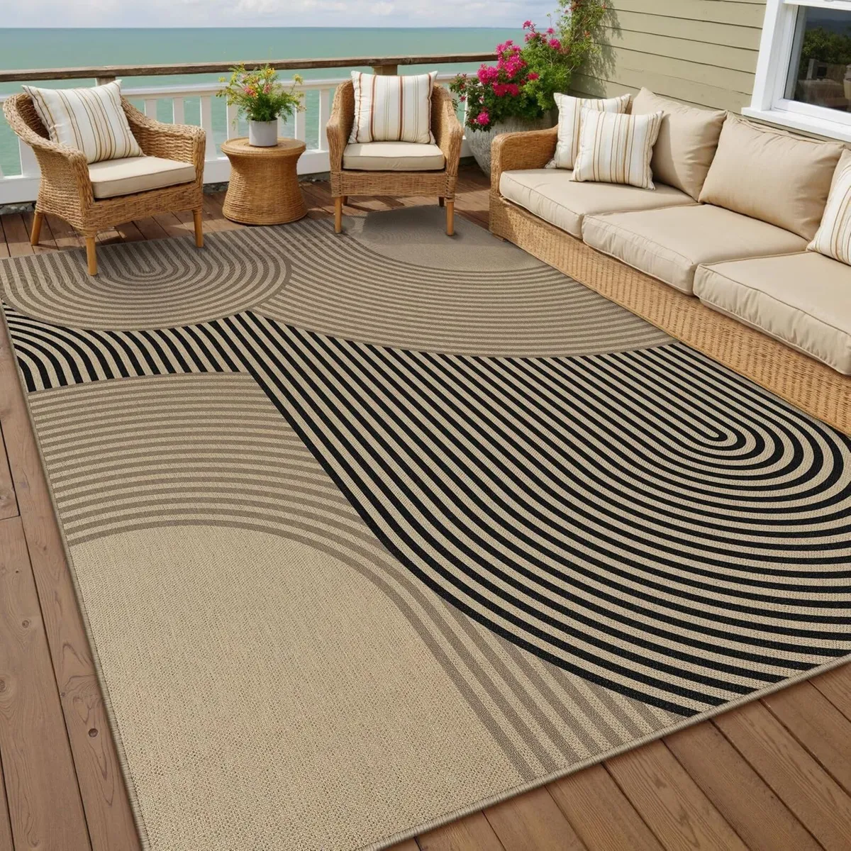 Outdoor Rug 160x230cm Rugs Living Room Garden - Image 1