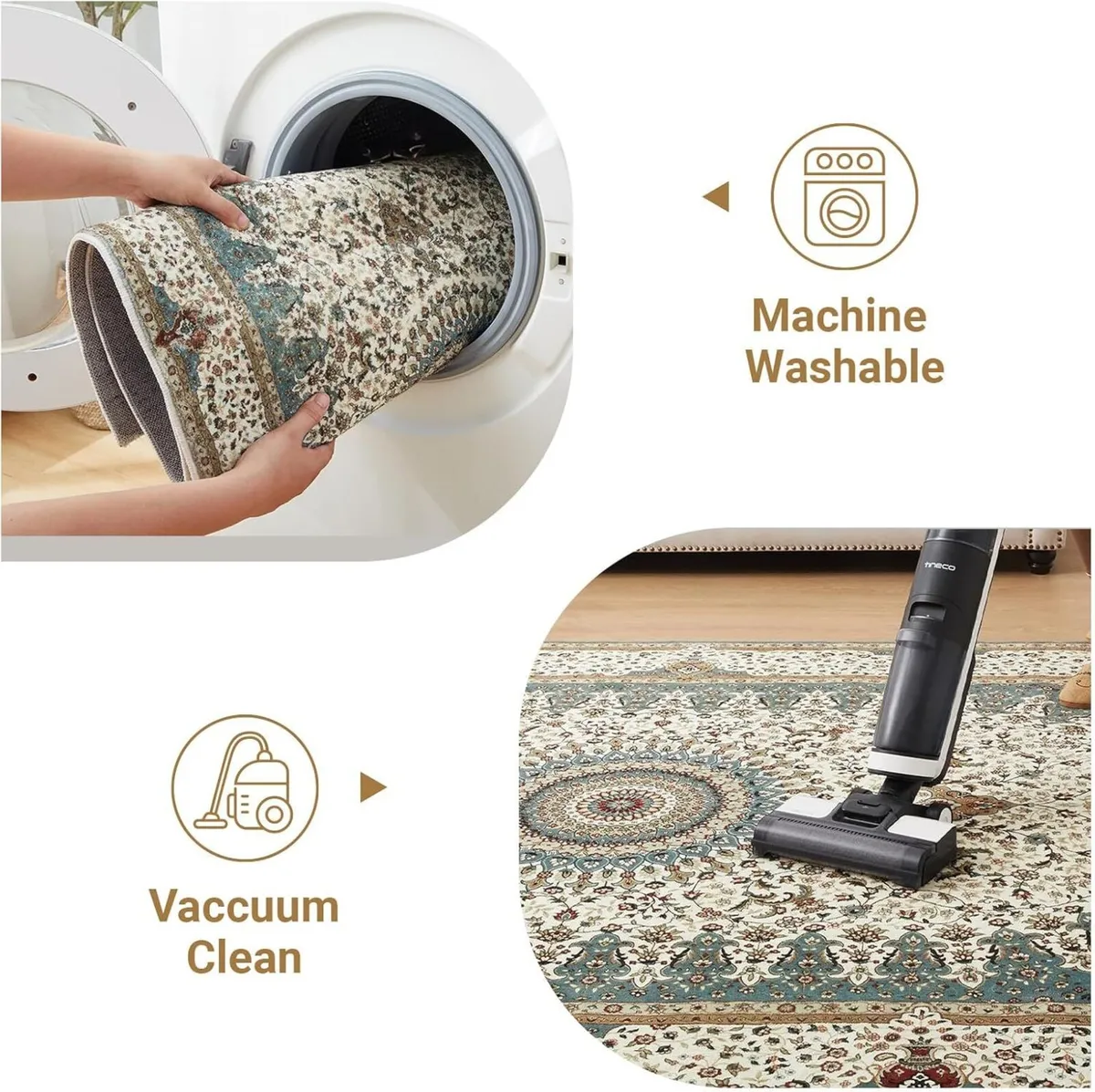 Rugs for Bedroom Living Room Large 200x290 cm - - Image 3