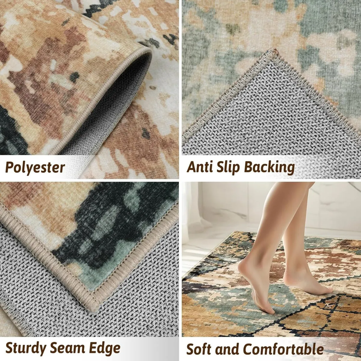 Area Rugs - 160x230cm for Living Room Non Slip - Image 3