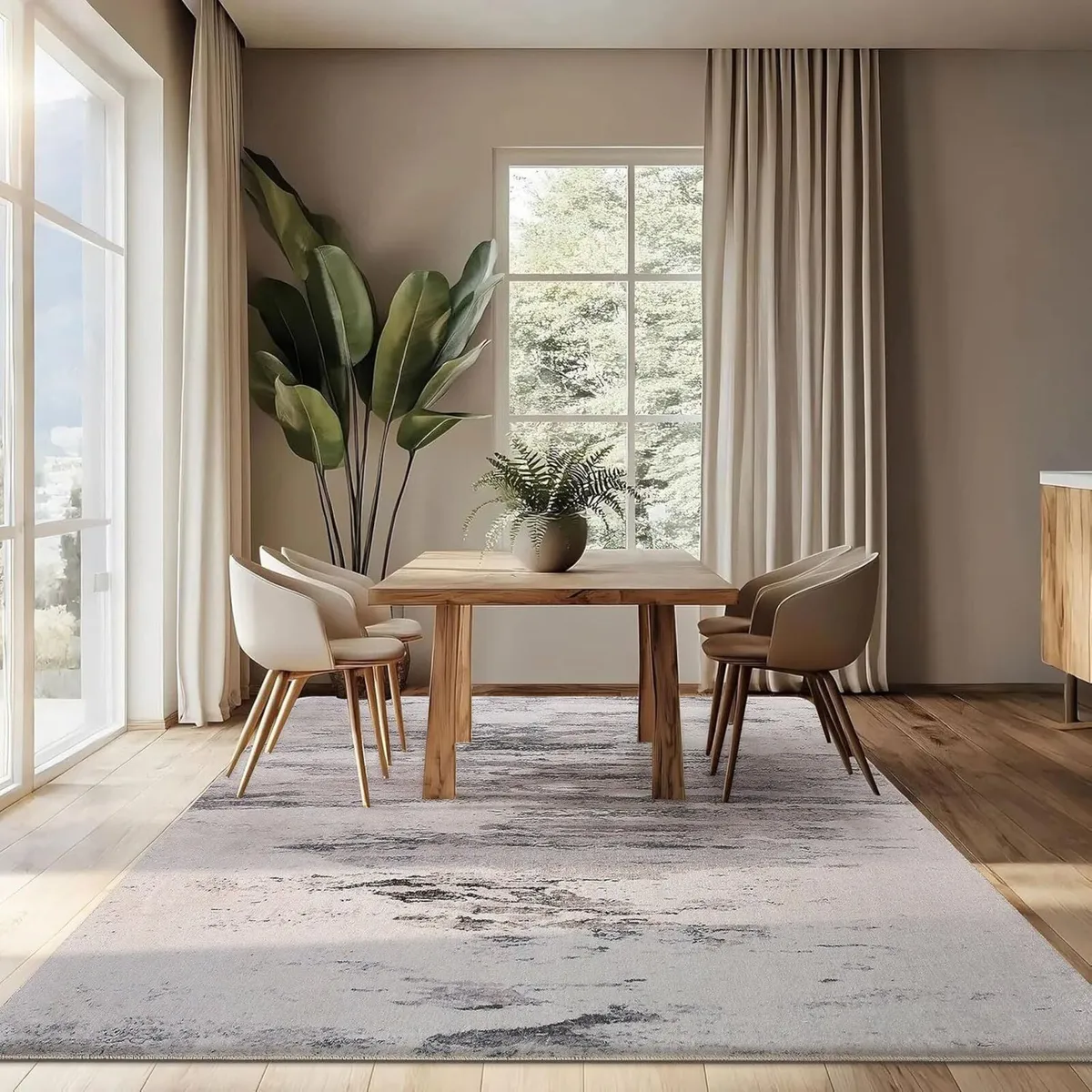 Large Rugs Living Room Carpet 200x300 Soft Memory - Image 2