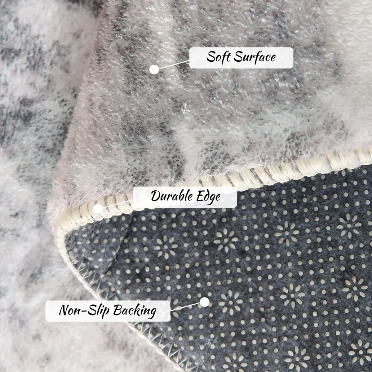 Large Rugs Living Room Carpet 200x300 Soft Memory - Image 3