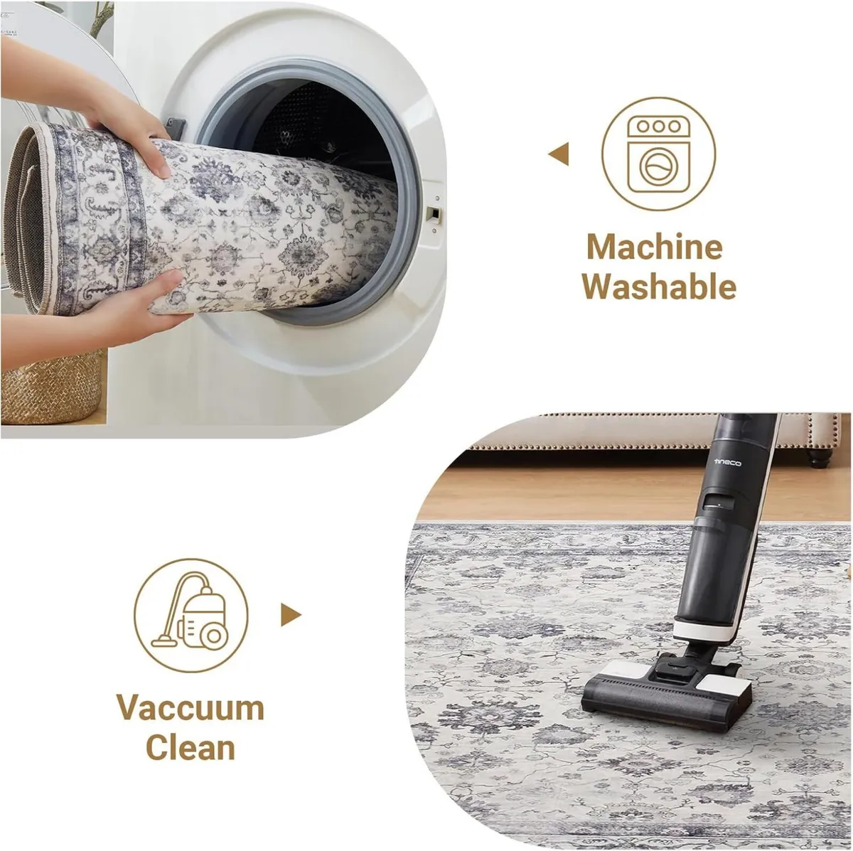 Rugs for Bedroom Living Room Large 200x290 cm - - Image 3