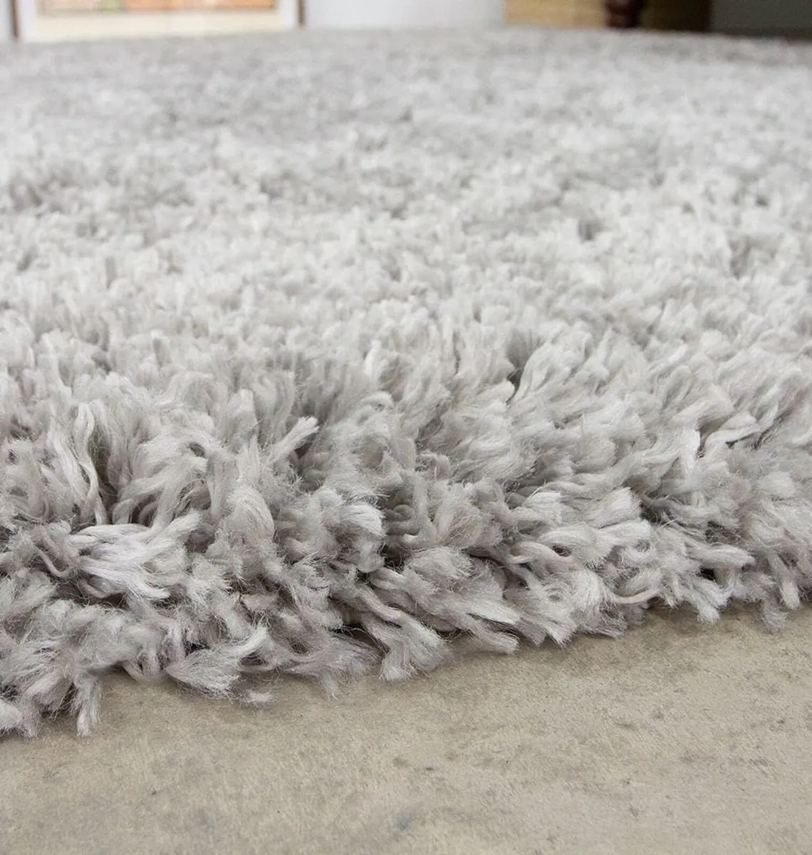 Silver Grey Modern Rug Living Room Extra Large - Image 3