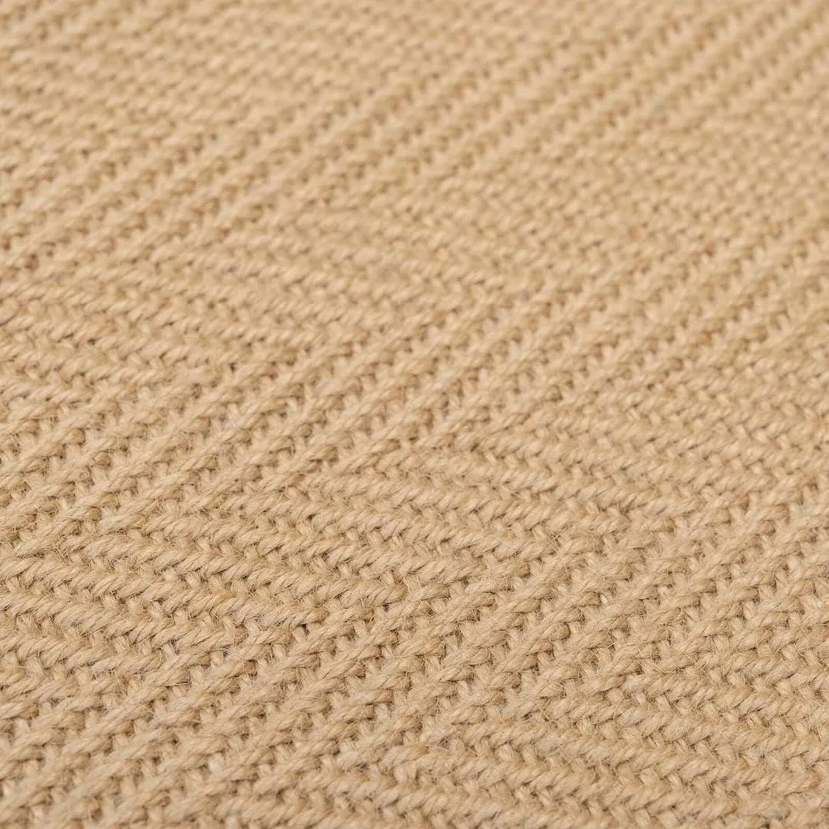 Sustainable Beige Cotton Border Herringbone Soft - Image 4