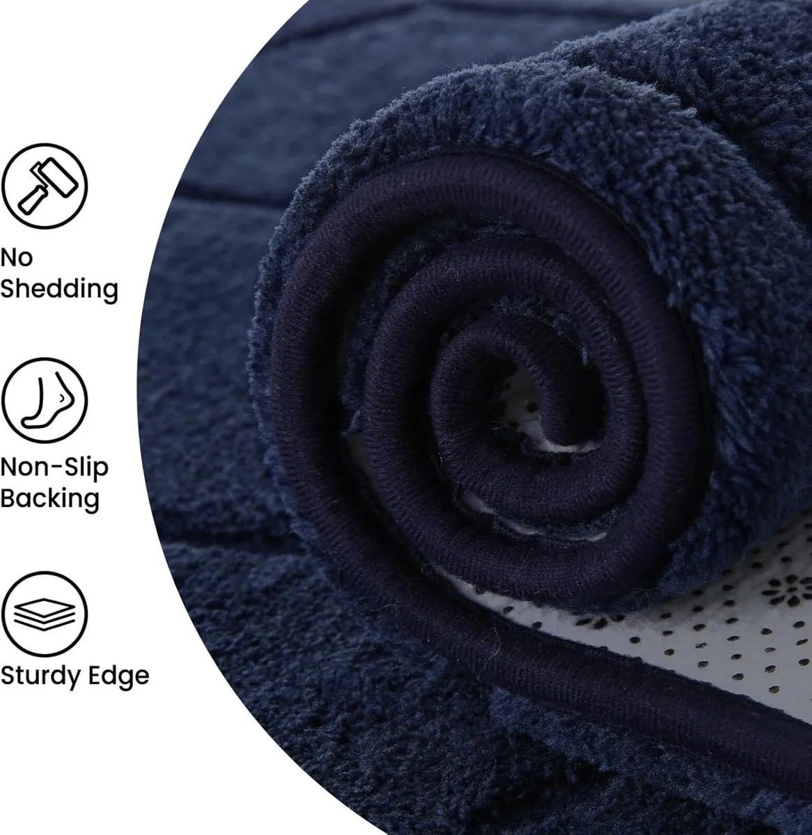 Rugs Living Room 275x370 3D NavyBlue Area for - Image 4