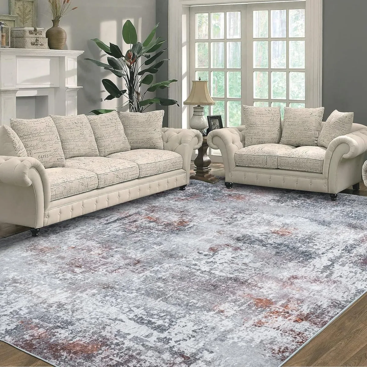 160x230cm Large Modern Abstract Rugs Living Room - Image 1