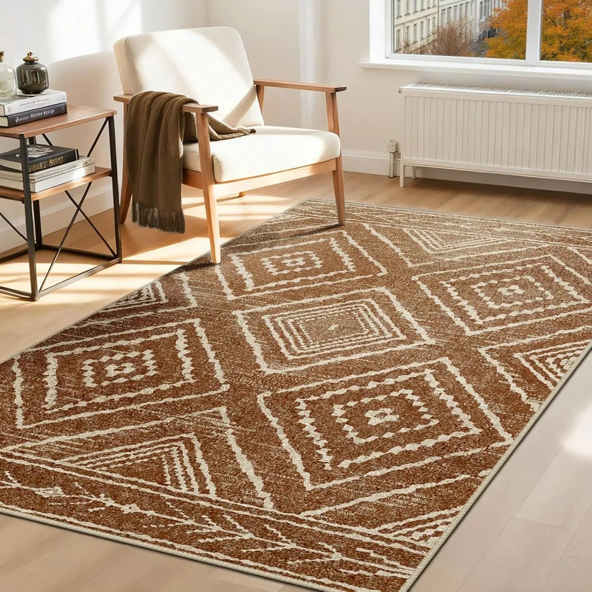 Machine Washable Rugs Living Room 90x150 cm - Image 1