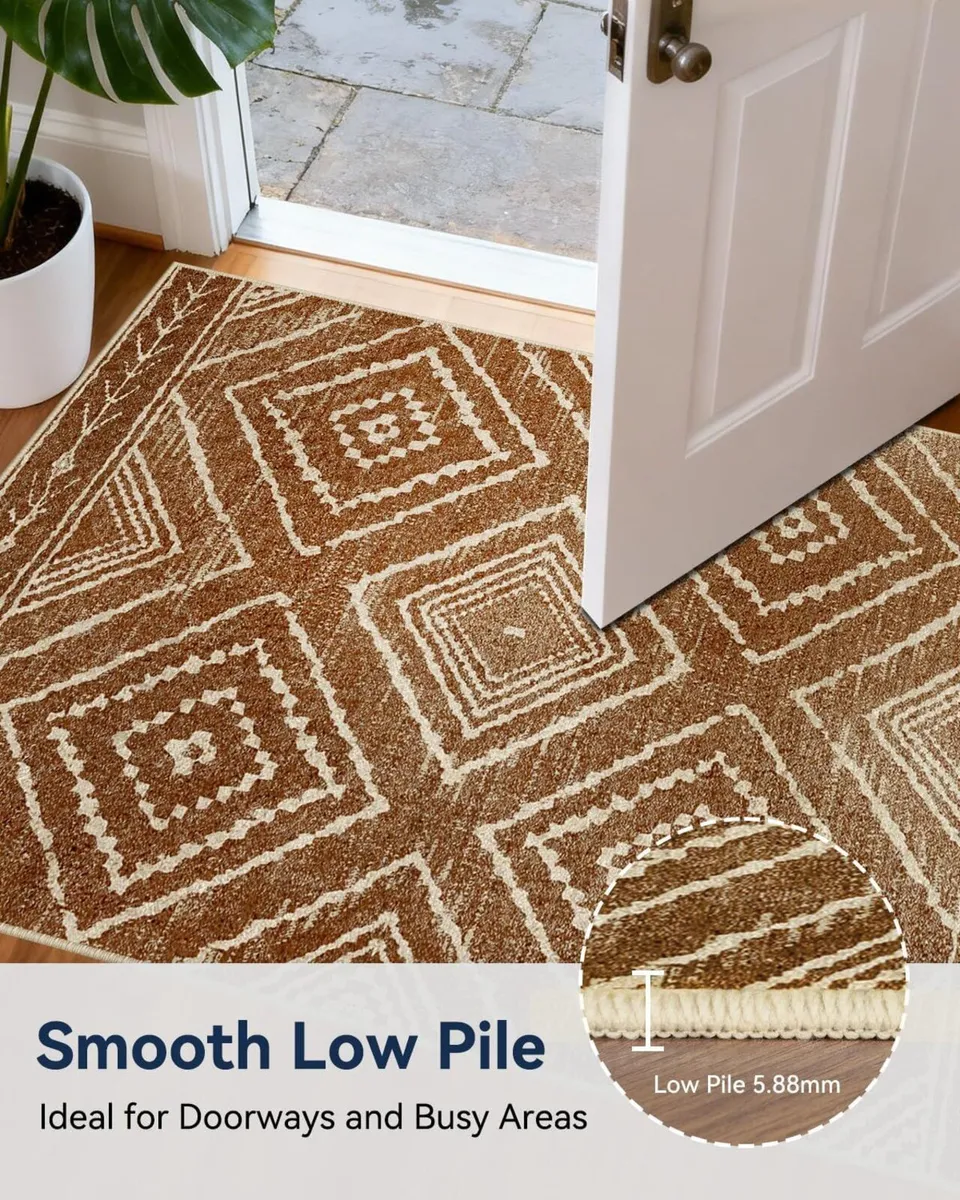 Machine Washable Rugs Living Room 90x150 cm - Image 4