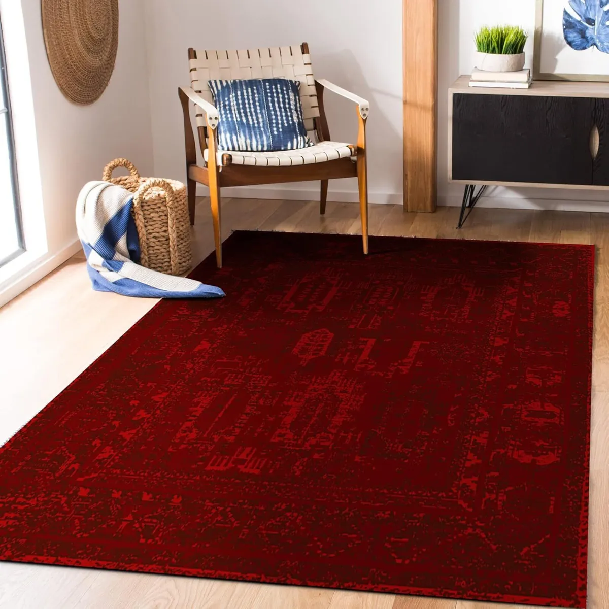 Area Rug for Living Room Bedroom – Vintage Design - Image 2