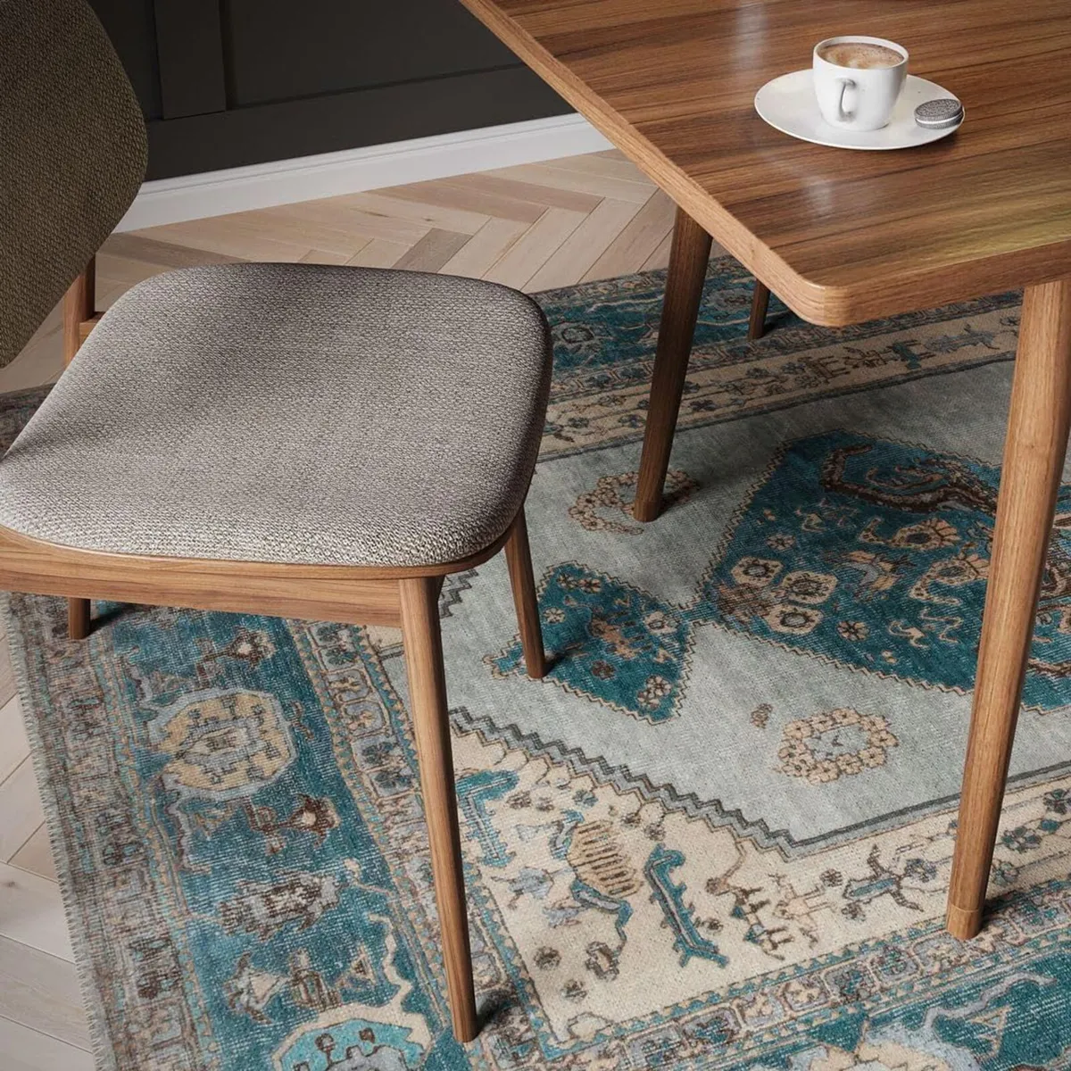 Classic Traditional Tribal Area Rug Machine - Image 1