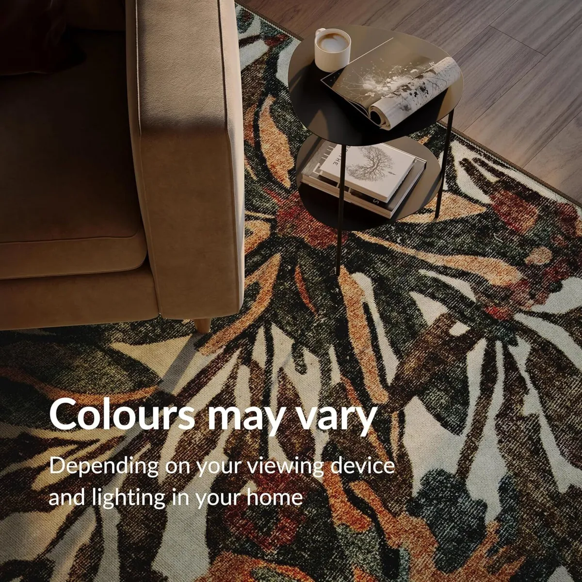 Machine Washable Rug 122x170cm 75% Recycled - Image 4