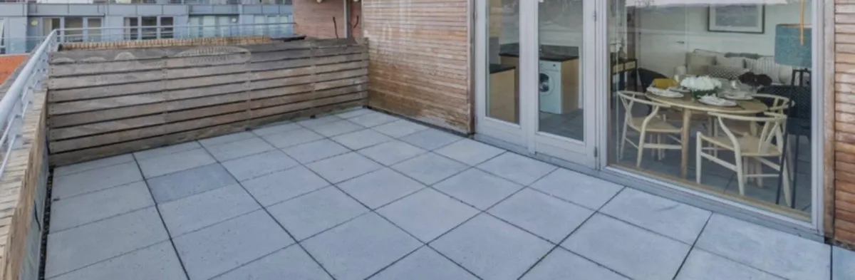 Terrace/ Patio tiles. 70(m sq) 600 x 600 x 50mm. - Image 1