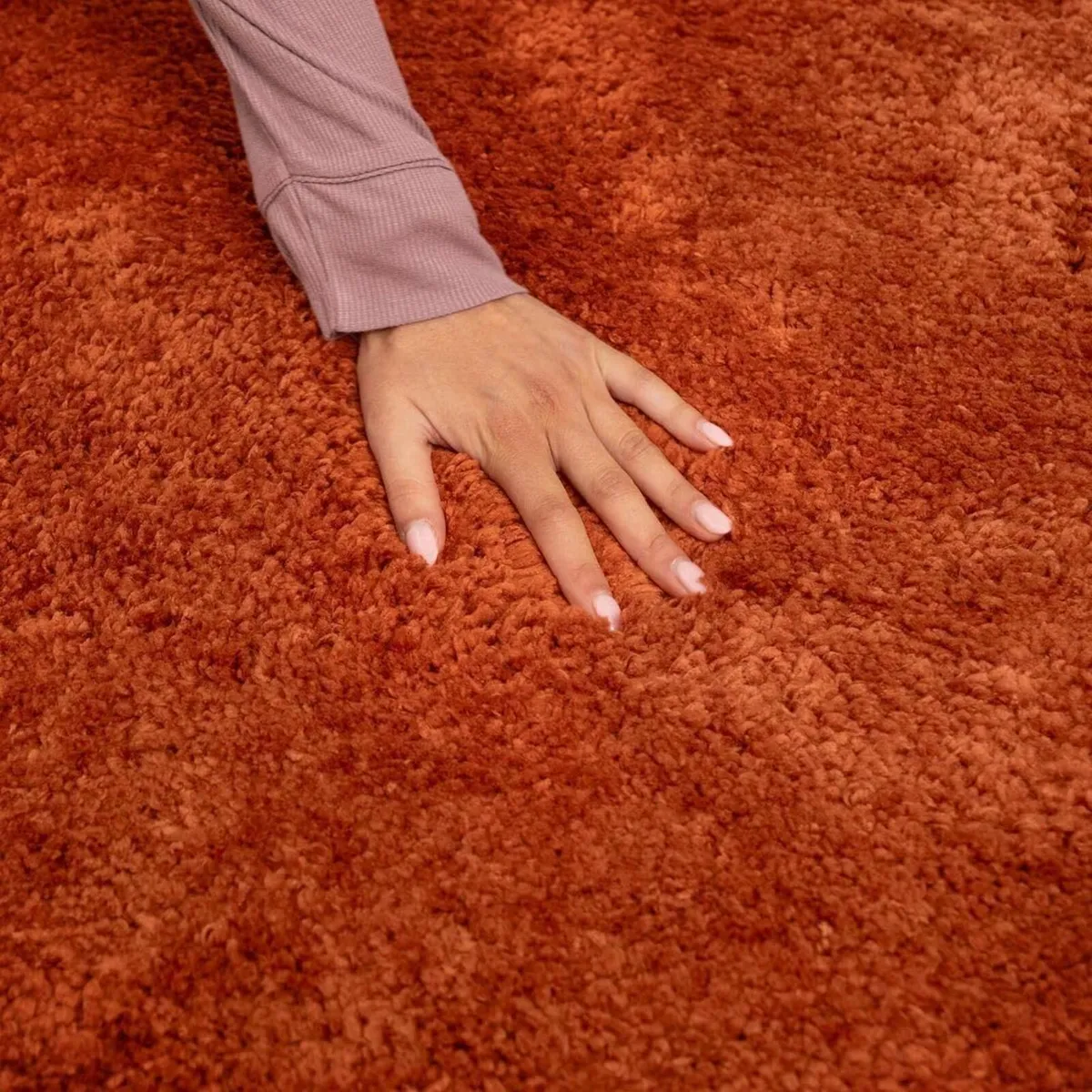 Rust Orange Machine Washable Warm Insulating Soft - Image 3