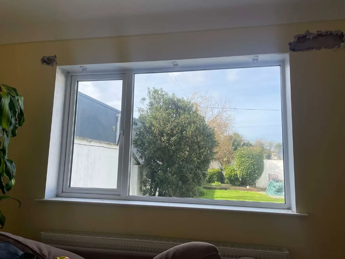 Doubled Glaze White PVC window