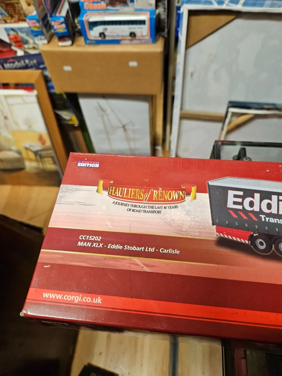 Corgi MAN Tractor Unit and Trailer Eddie Stobart - Image 2