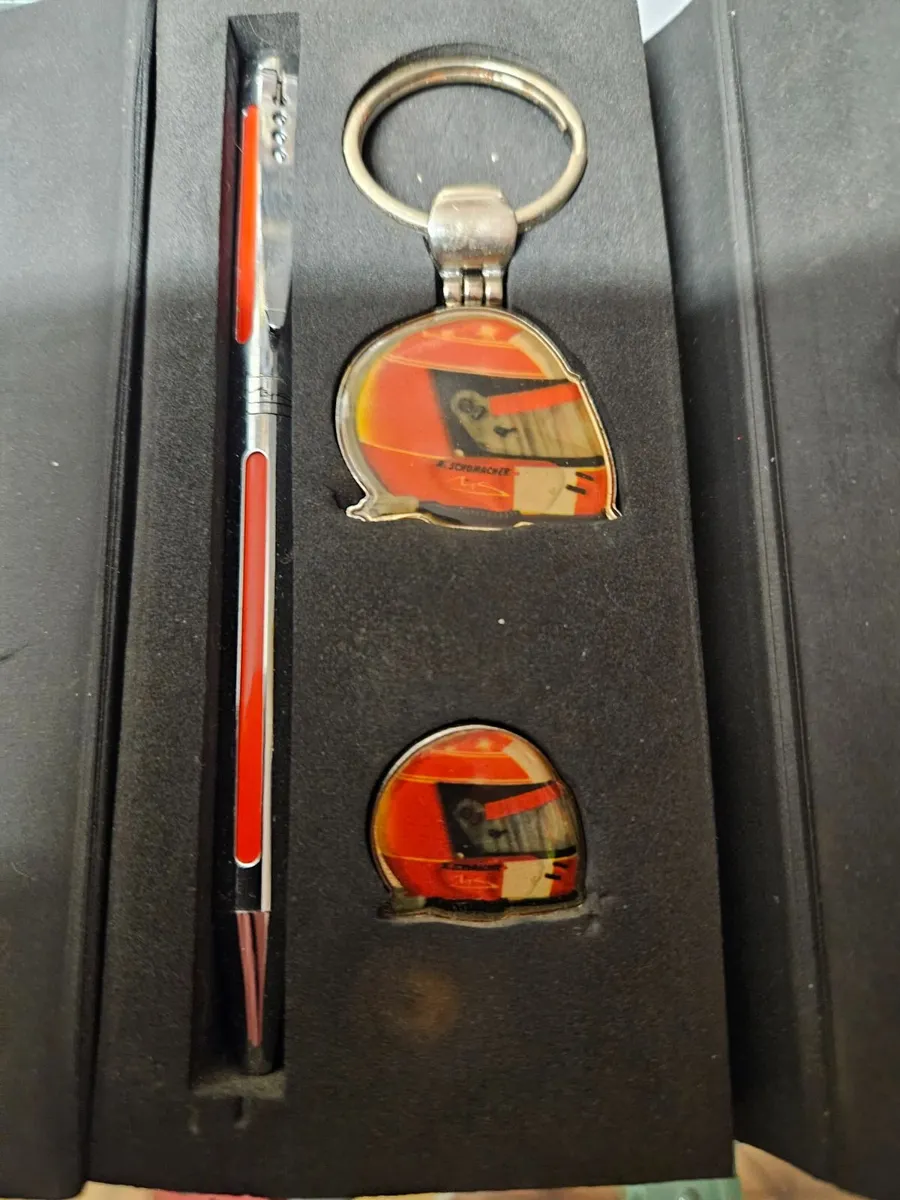 Ferrari Michael Schumacher Pen Key Ring Set - Image 2