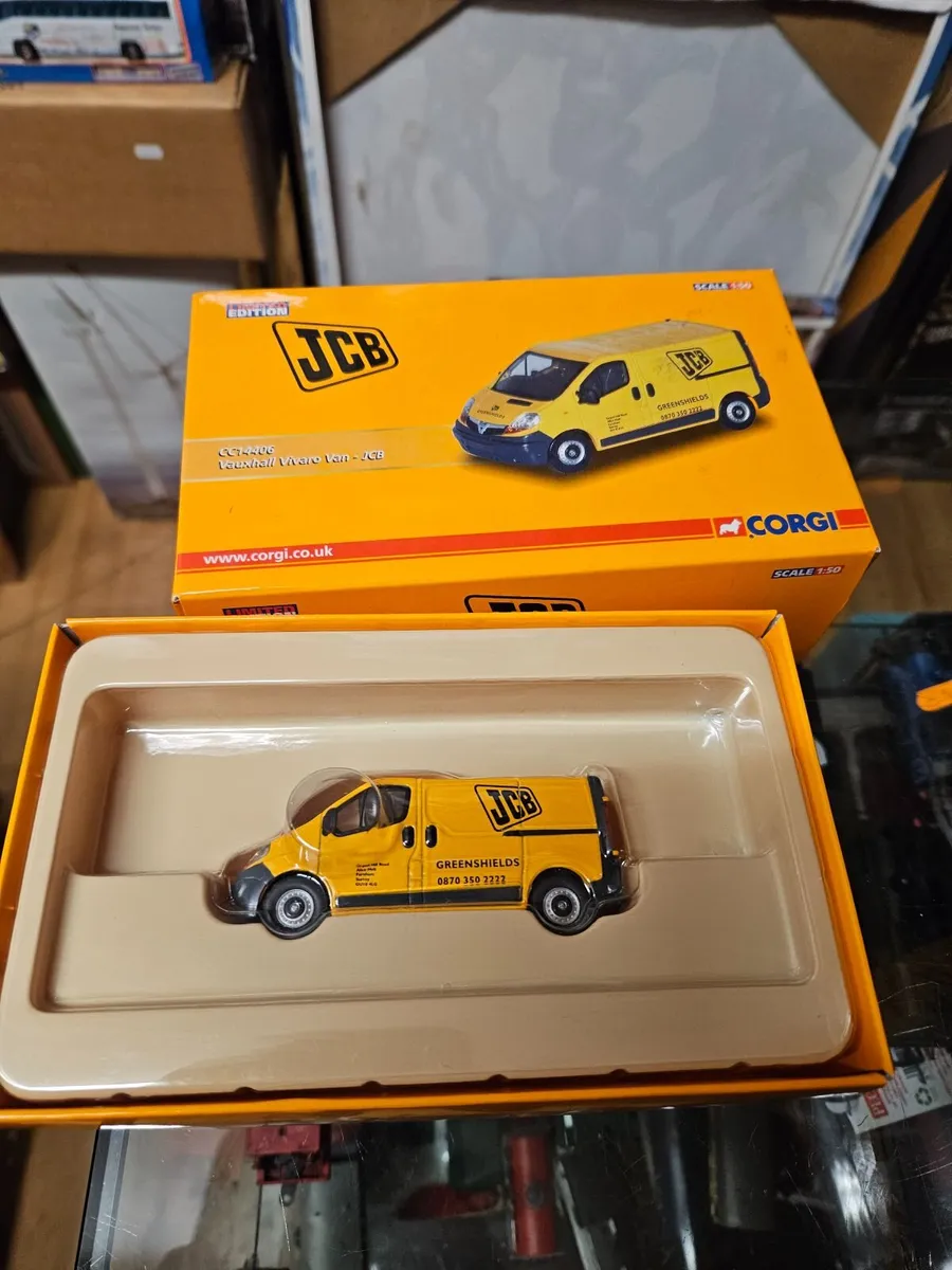 Corgi JCB Vauxhall Vivaro Van - Image 1