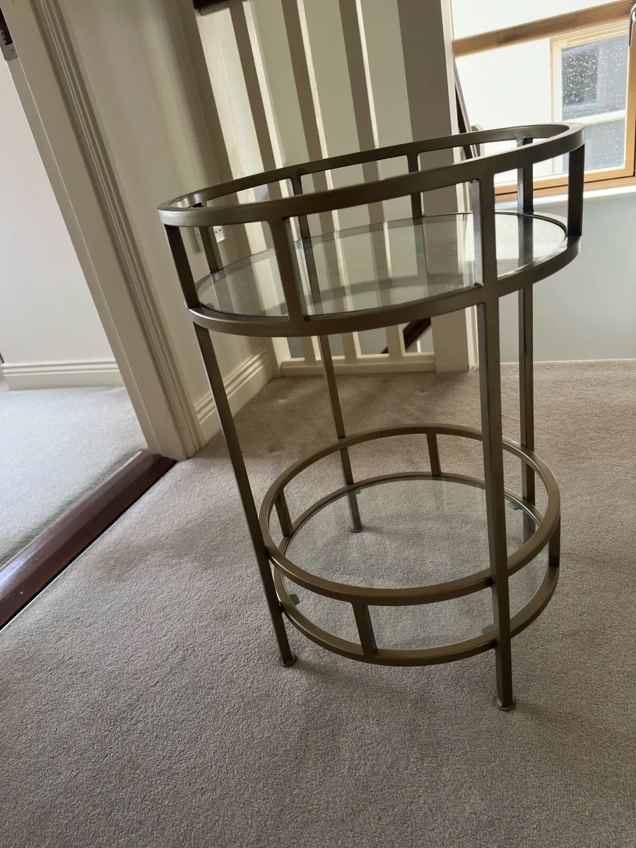 Gold drinks tray - Image 1