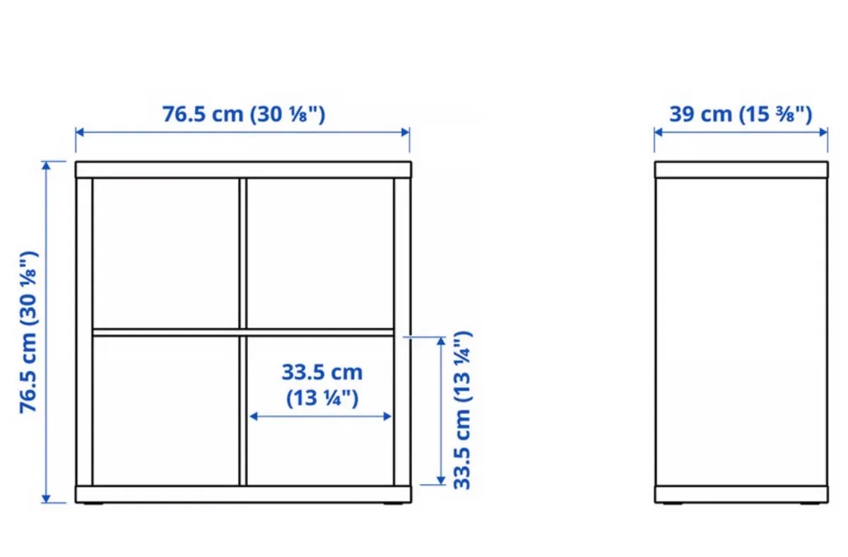 Two Free Storage Shelving Unit - Image 2