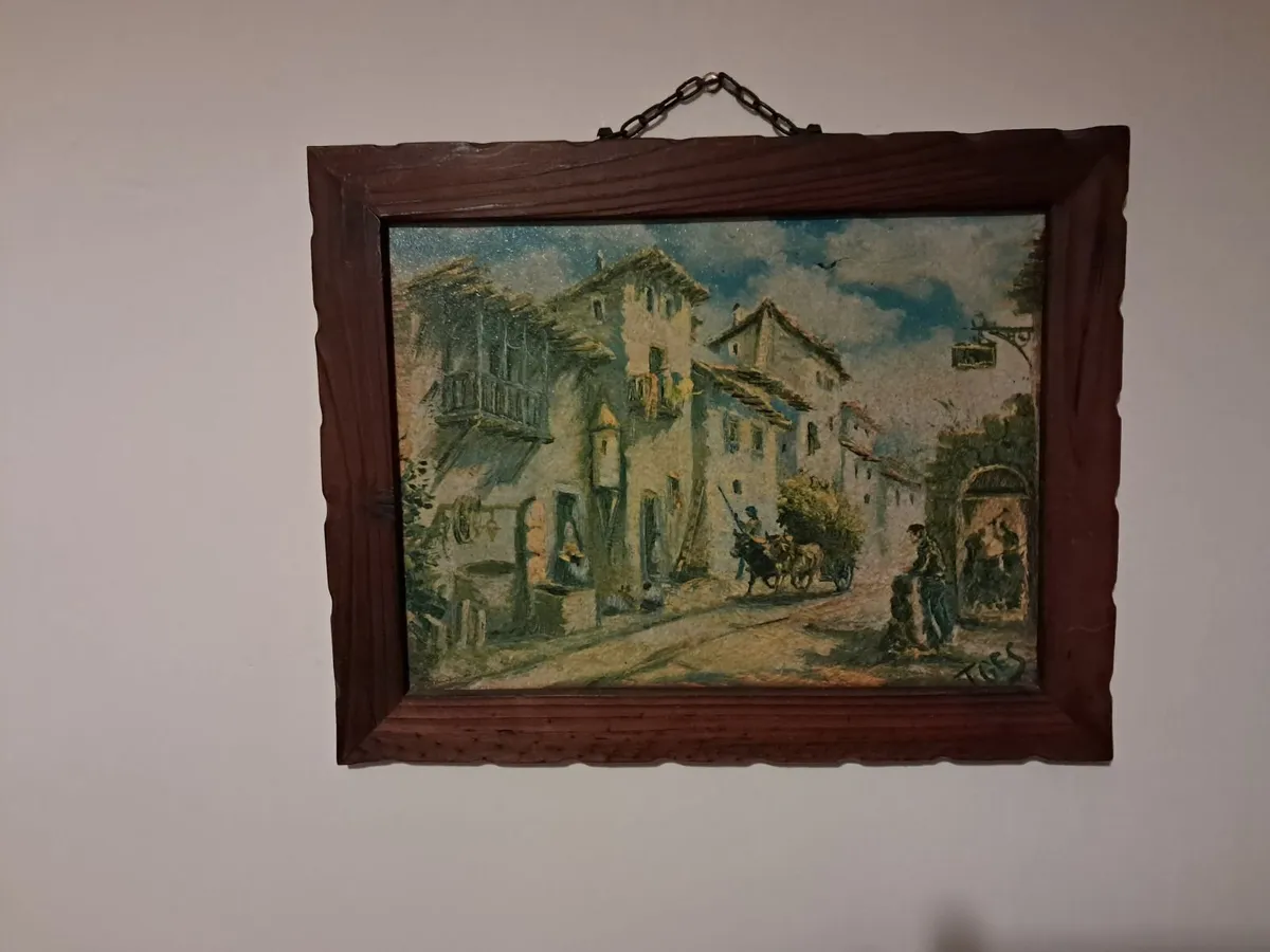Vintage Spanish Painting - Image 1