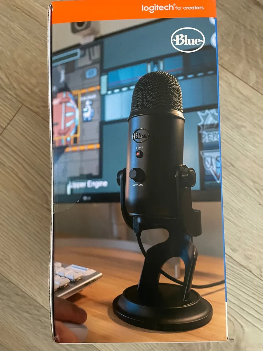 Logitech Blue yeti microphone. Brand new