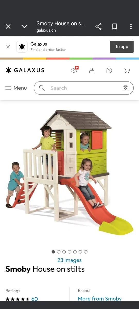 Smoby Kids playhouse on stilts - Image 2