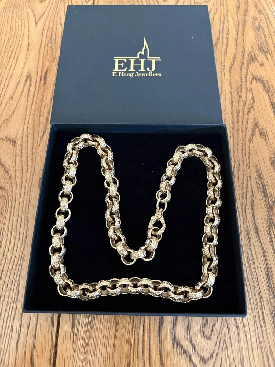 9ct GOLD BELCHER CHAIN 150grams - Image 2