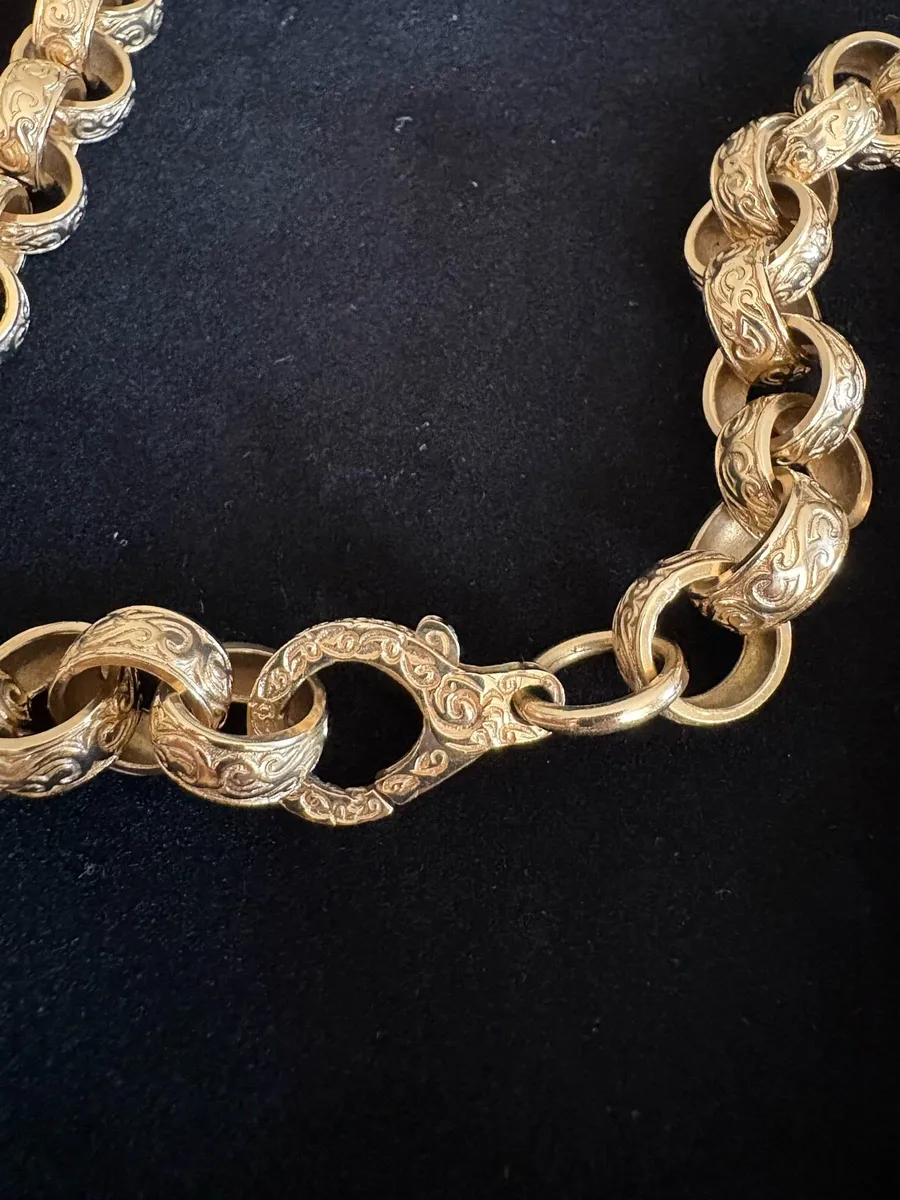 9ct GOLD BELCHER CHAIN 150grams - Image 3