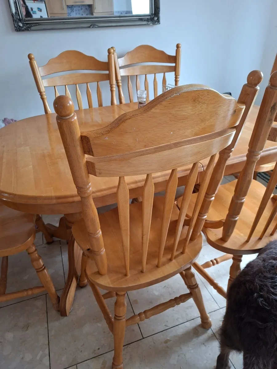 Dining table and chairs - Image 2