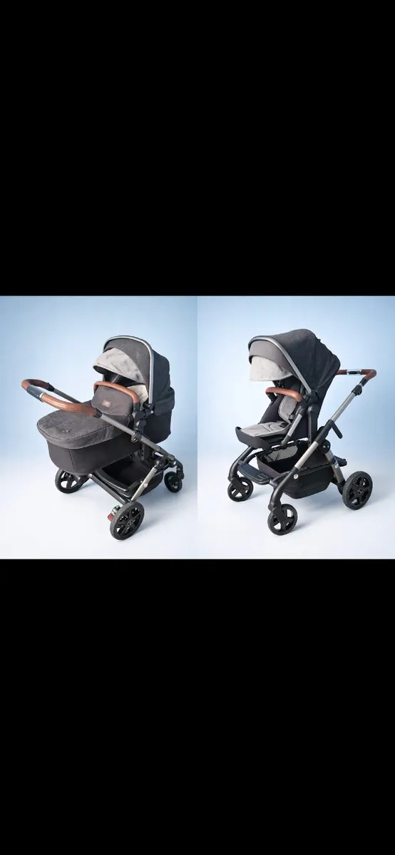 Silver cross Wave basinette and buggy - Image 1