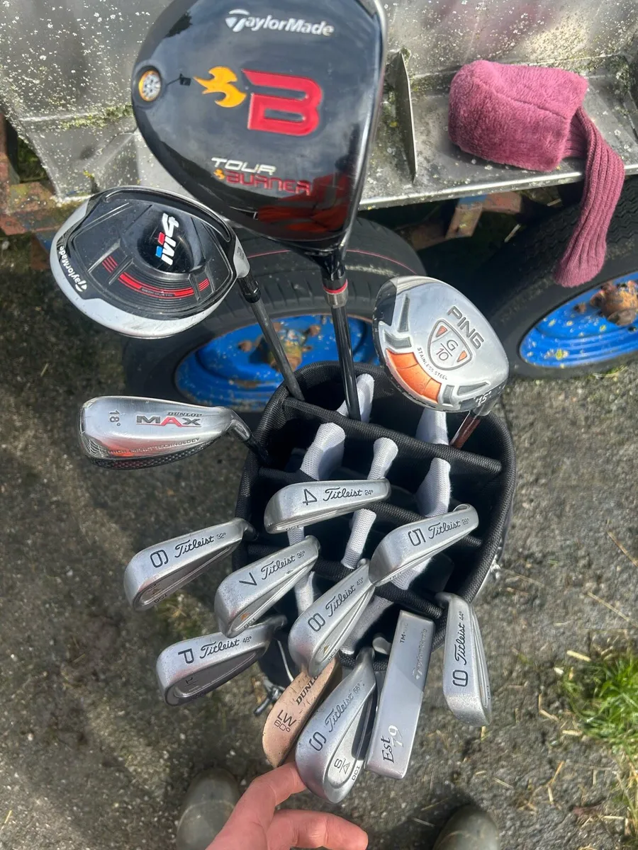 Golf Clubs and Bag - Image 2
