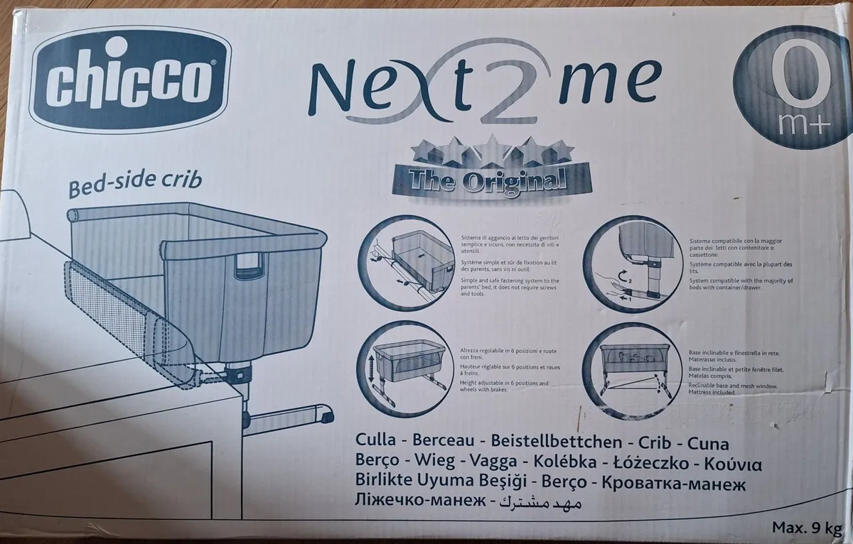 Chicco Next2Me Bedside Crib – The Original - Image 1