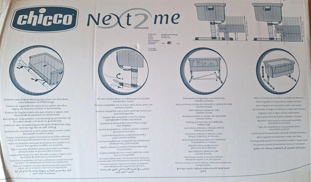 Chicco Next2Me Bedside Crib – The Original - Image 3