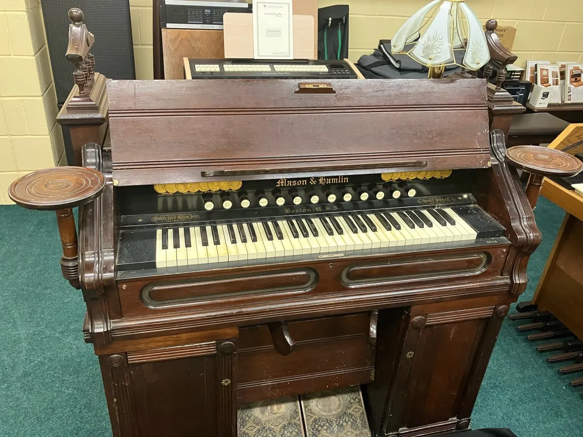 Antique Pump Reed Organ - Image 1