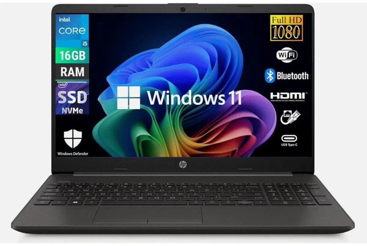 Hp 250 G9 Laptop 15.6" Fhd | Intel Core I5 12th Gen, 16gb Ram, 512gb Ssd - Image 1