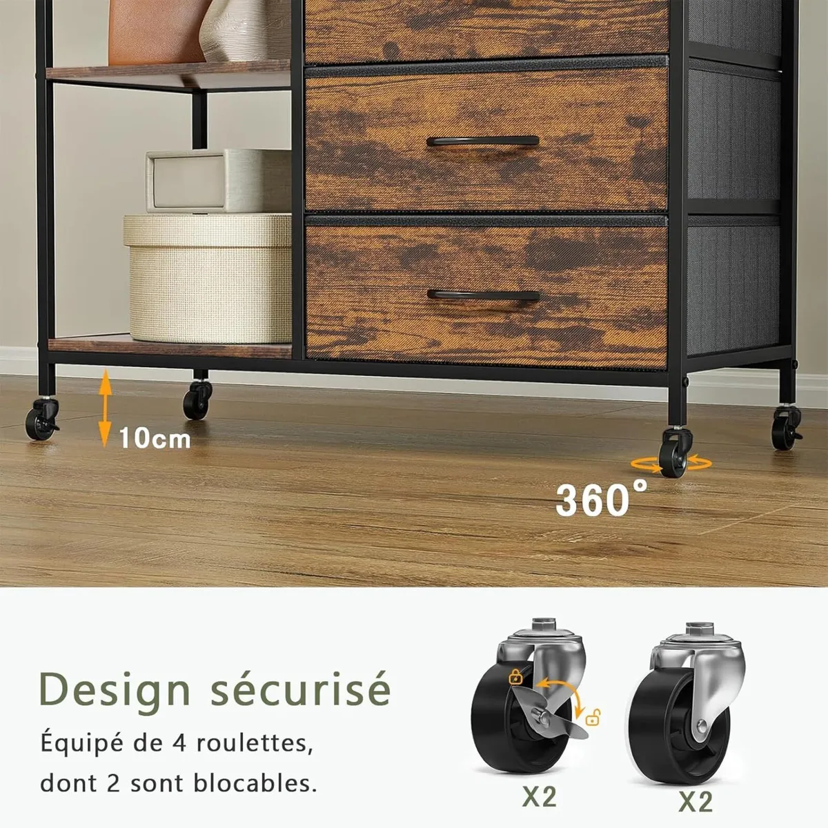 Clothes Rack Heavy Duty Rail Clothing for Bedroom - Image 4