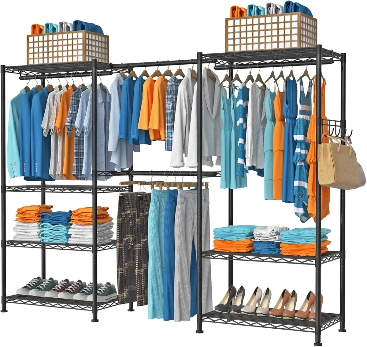 Clothes Rack for Hanging Adjustable Heavy Duty - Image 1