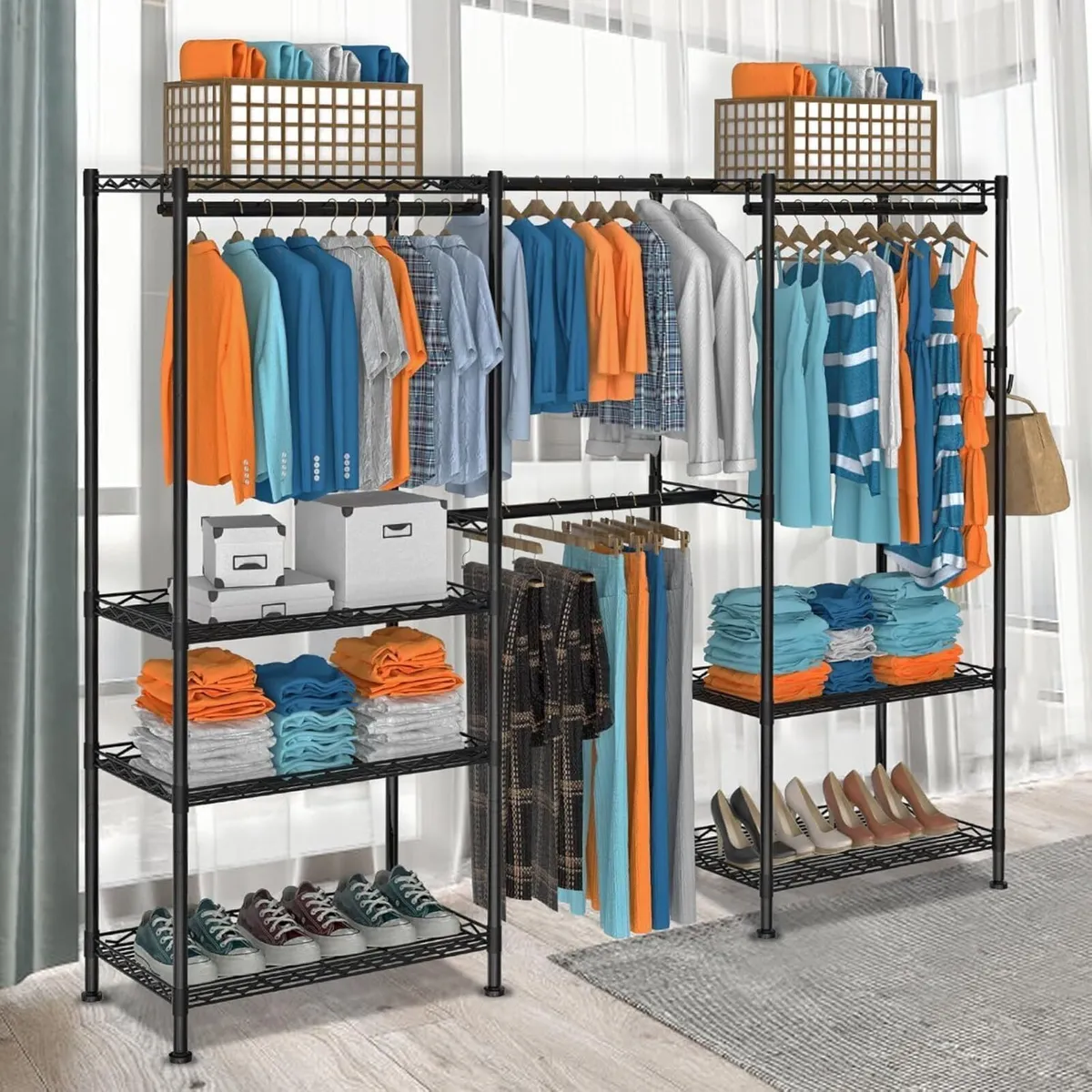 Clothes Rack for Hanging Adjustable Heavy Duty - Image 2
