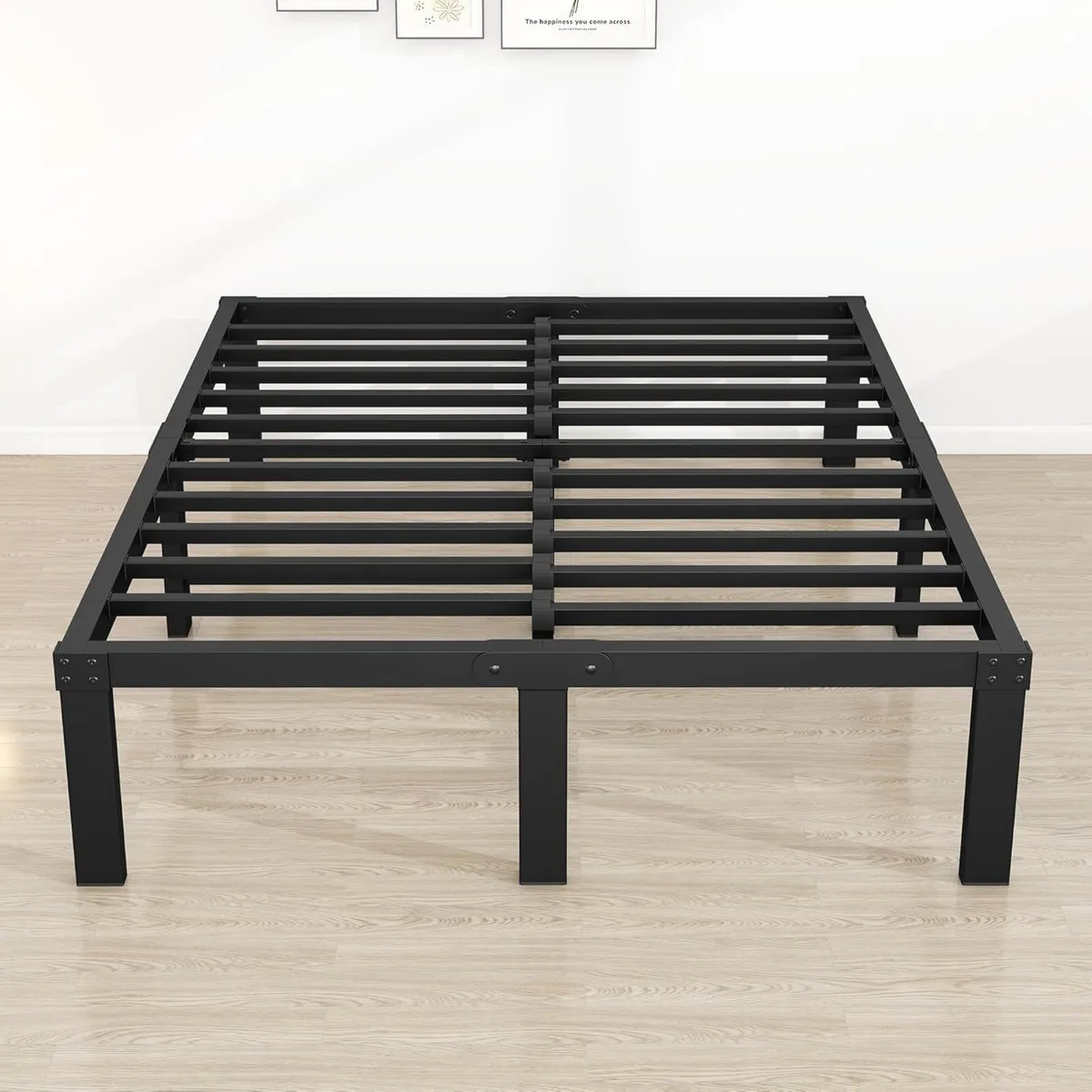 King Size Bed Frame 36cm High Metal Platform - Image 3