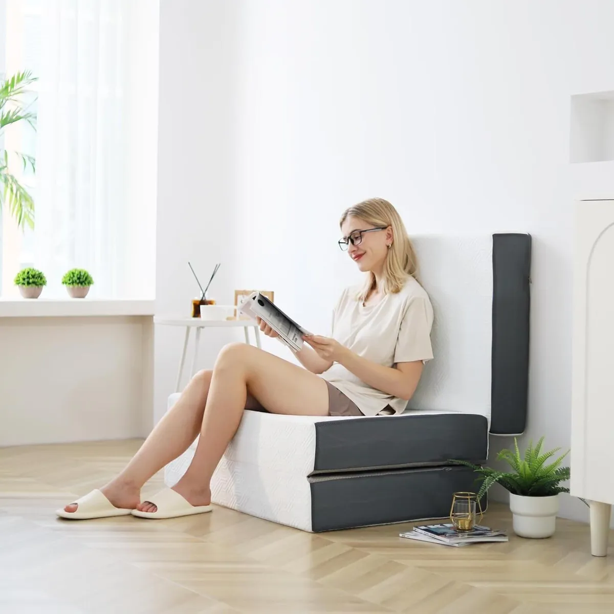 Folding Mattress Single Size with Storage Bag - Image 2