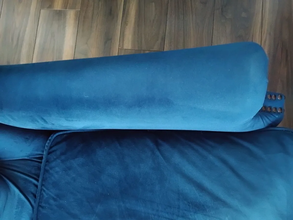 Chesterfield wingback armchairs - Image 3