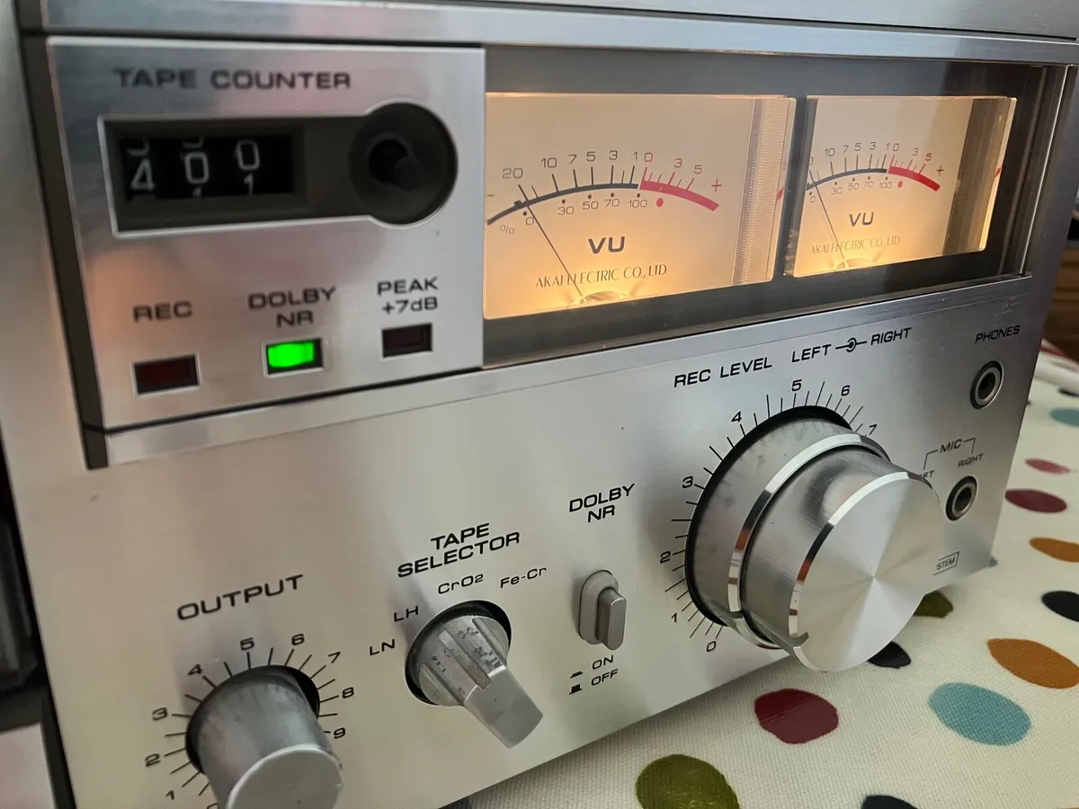 AKAI Cassette Player GXC-704D Mint++ Vintage - Image 3