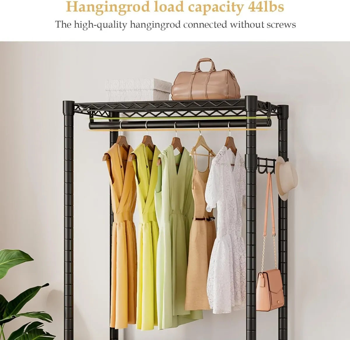Clothes Rails with Wheels Heavy Duty Clothing - Image 4