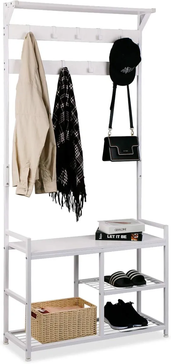 Hallway Coat Stand Industrial Rack free standing - Image 1