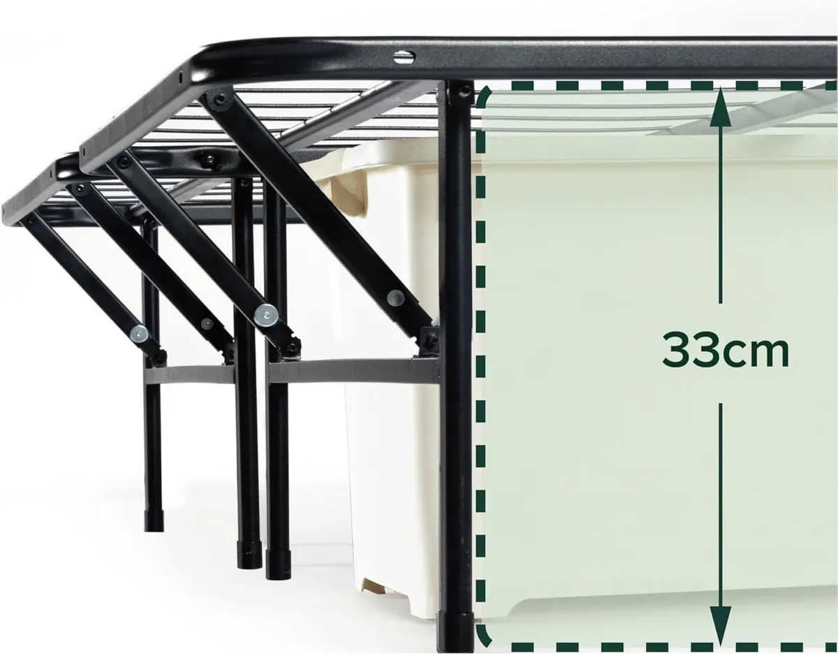 Shawn SmartBase Folding Guest Bed Frame King (150 - Image 2