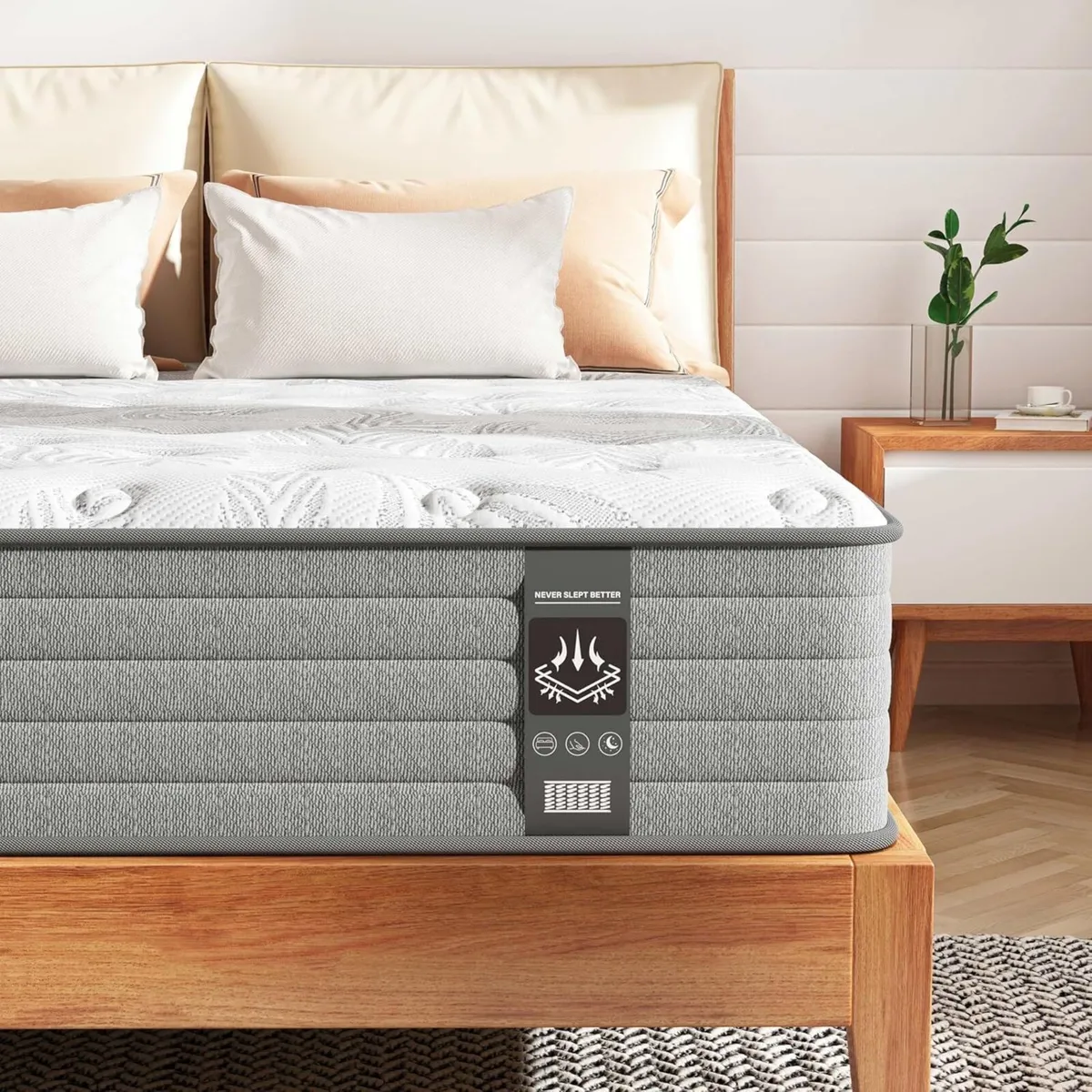 Double Size Mattress 4FT6 10 Inch Gel Infused - Image 1