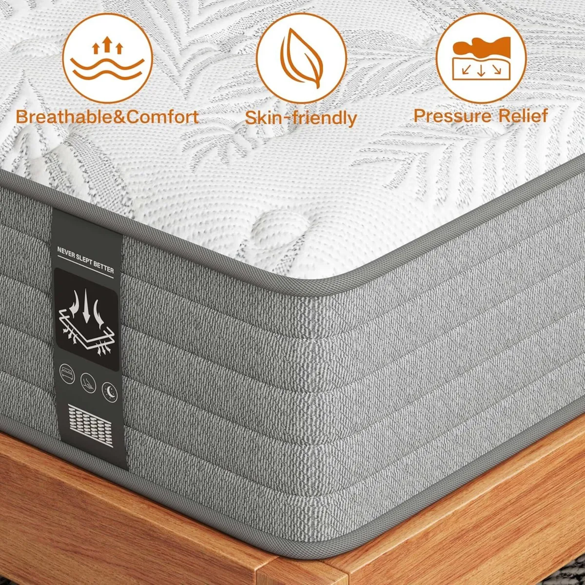 Double Size Mattress 4FT6 10 Inch Gel Infused - Image 4