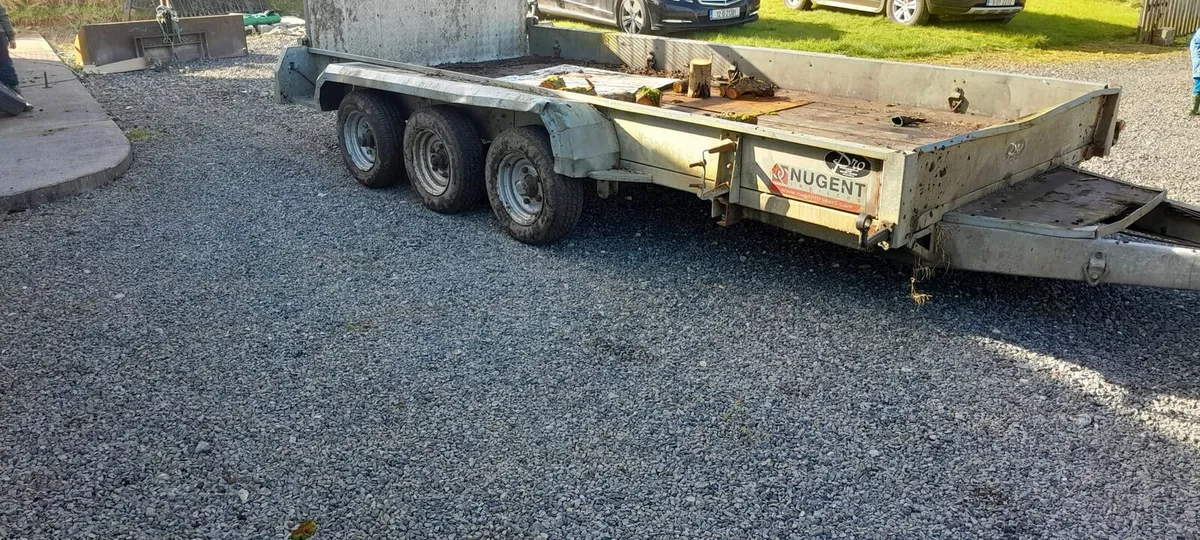 Nugent 3 Axle Plant Trailer 14x8 - Image 1