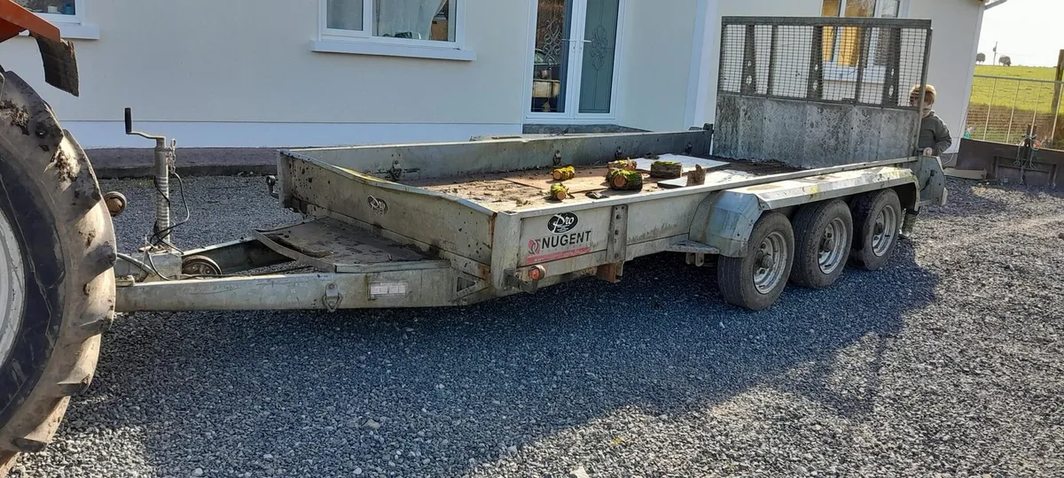 Nugent 3 Axle Plant Trailer 14x8 - Image 2