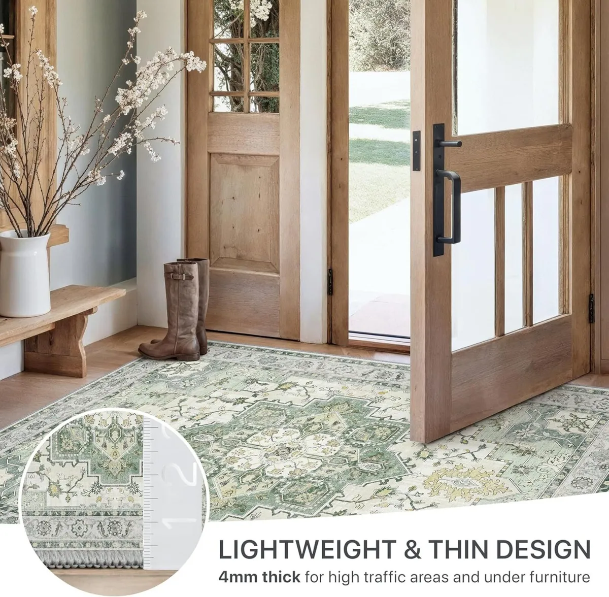 Large Rugs for Living Room 240x230cm Extra Area - Image 3